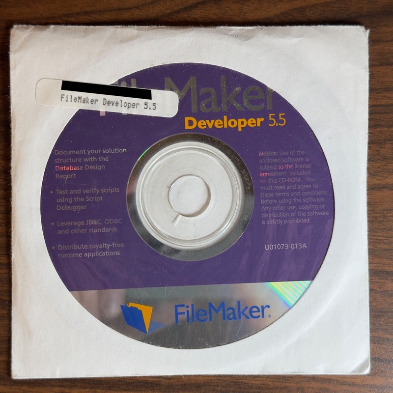 Claris FileMaker Developer 5.5 – Create Windows and Mac Database Software