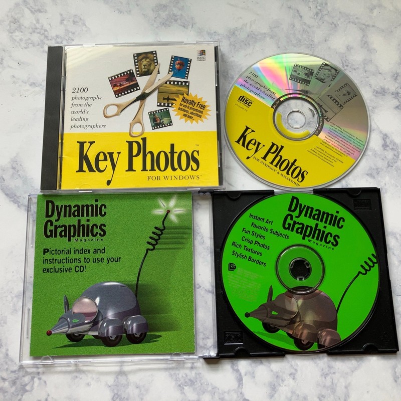 Lot of Clip Art & Photo Images CDs ~ Dynamic Graphics, Photodisc, ClipPix, Mega+ gallery