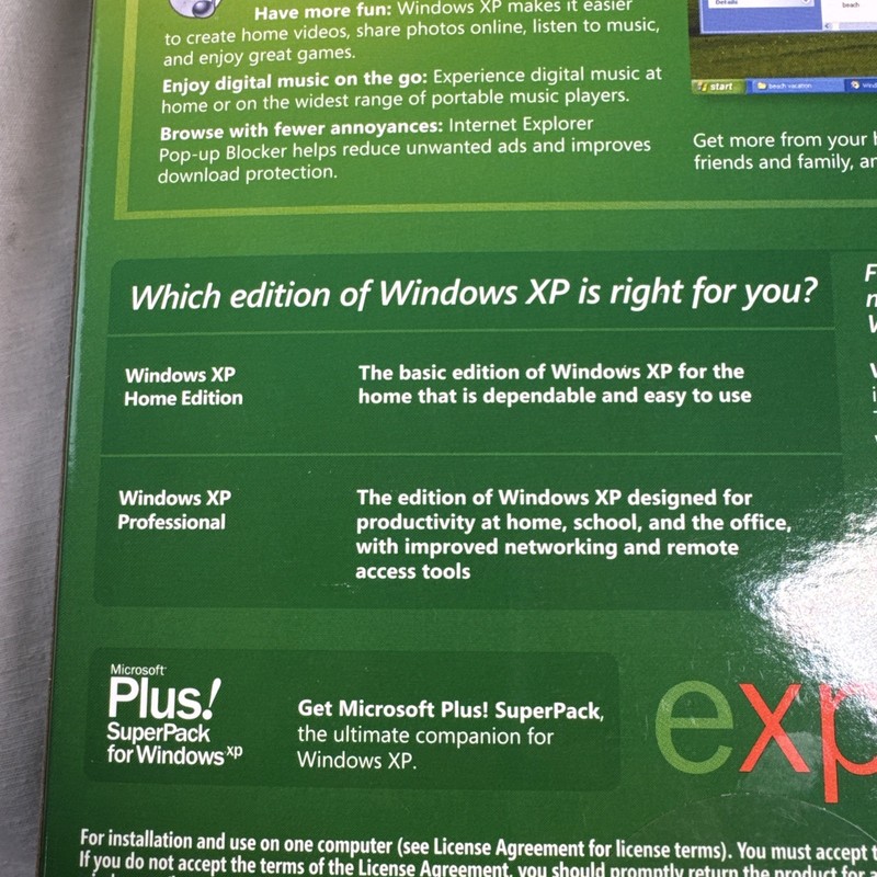 Microsoft Windows Xp Home Edition Complete NEW IN BOX gallery