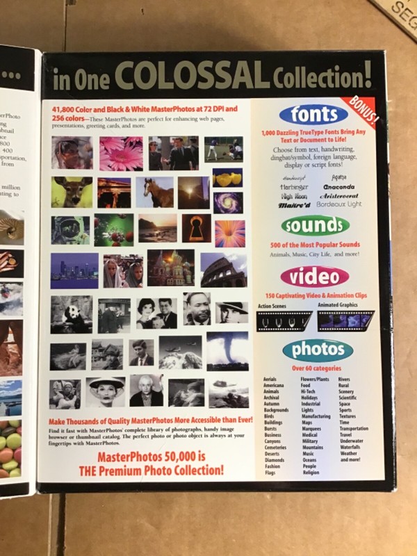 IMSI Master Photos 50,000 Premium Photo Collection Vintage Software New RARE gallery