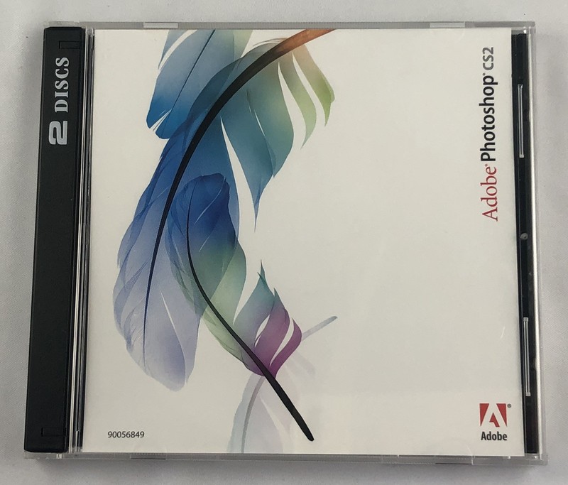 VINTAGE 2005 ADOBE PHOTOSHOP CS2 & VIDEO TRAINING DISC FOR MACINTOSH w/ SERIAL #