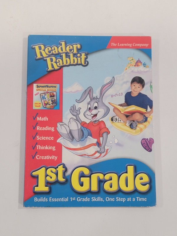 Reader Rabbit’s 1st Grade PC CD-ROM Game (The Learning Company, 1997)