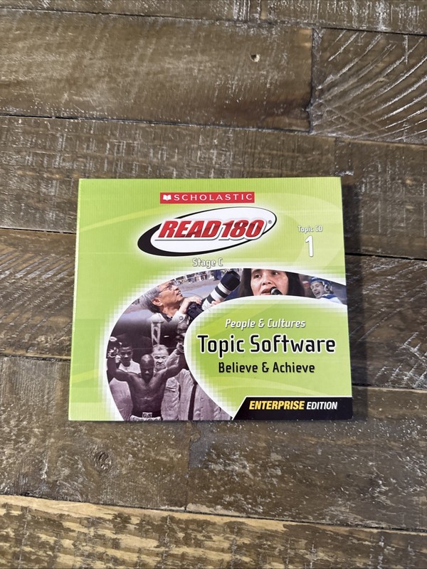 Scholastics Read180 Topic 1 PC Software