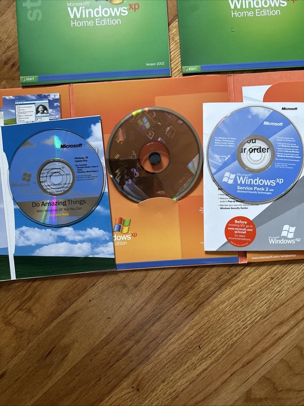 Microsoft Windows XP Home Edition Upgrade with Service Pack 2 CD-ROM Used gallery