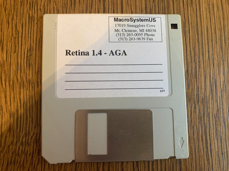 RETINA 1.4 – AGA PROGRAM AMIGA COMPUTER 3.5″ INCH FLOPPY(S) TESTED NEAR MINT