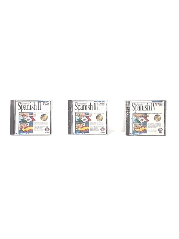 Spanish 2 Spanish 3 Spanish 4 Pro One Multimedia Learning CD