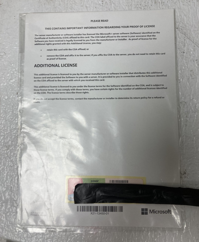 Microsoft Server Software 0H8W9P gallery