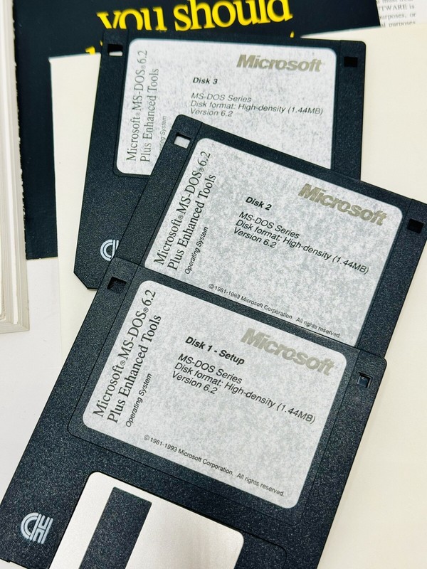 Genuine Microsoft MS-DOS 6.2 Full Version With 3.5 Disks gallery