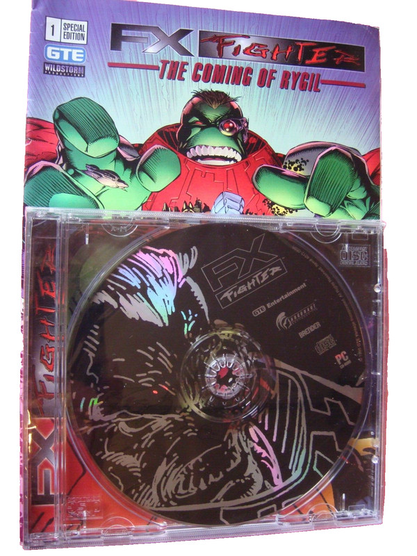 Vintage Software FX Fighter CD-Rom The Coming Of RYGIL circa 1995