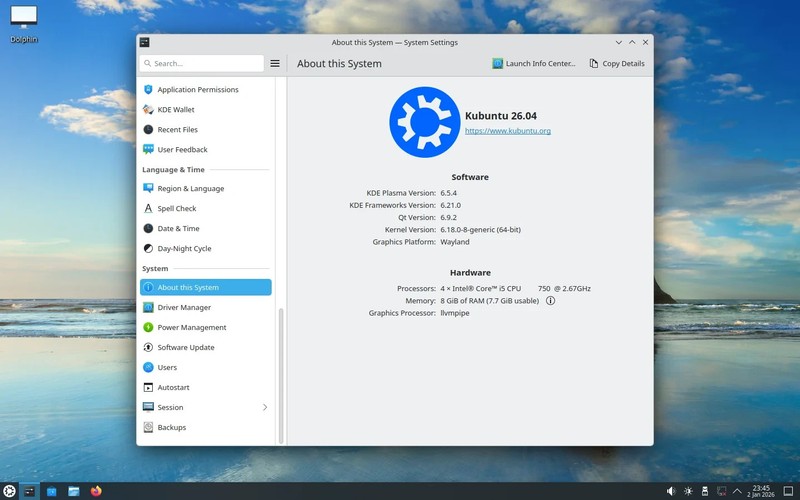 Kubuntu 26.04 LTS - Plasma 6 Latest Bootable USB Flash Drive gallery