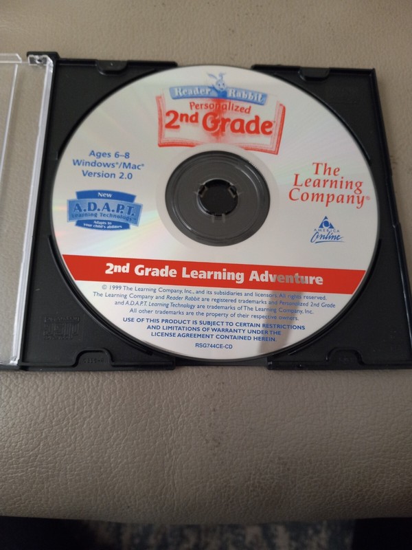 CHILDREN’S LEARNING SOFTWARE – Reader Rabbit 2nd Grade Learning Adventure