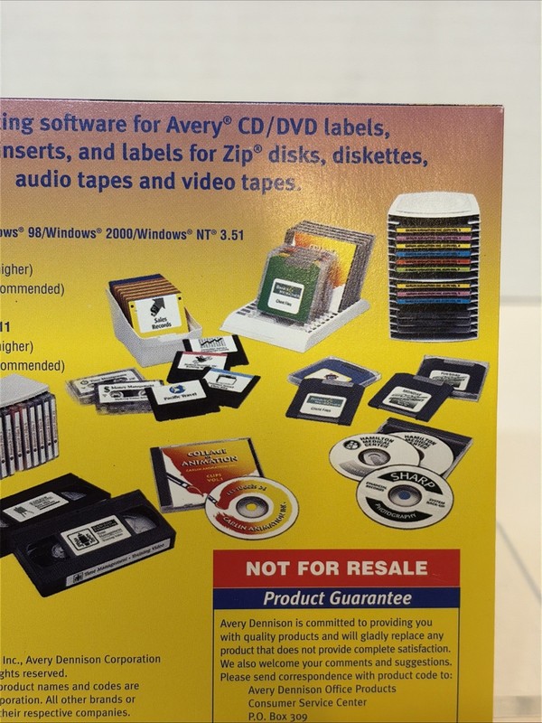 Avery Media Software for Windows 2000/1998 CD-ROM • Media Labels & Insert Cards gallery