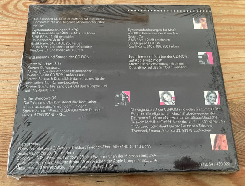 CD-ROM T-Shipping - Home Shopping: Spring/Summer '96 ( --) DT TELEKOM Digi Original Packaging gallery