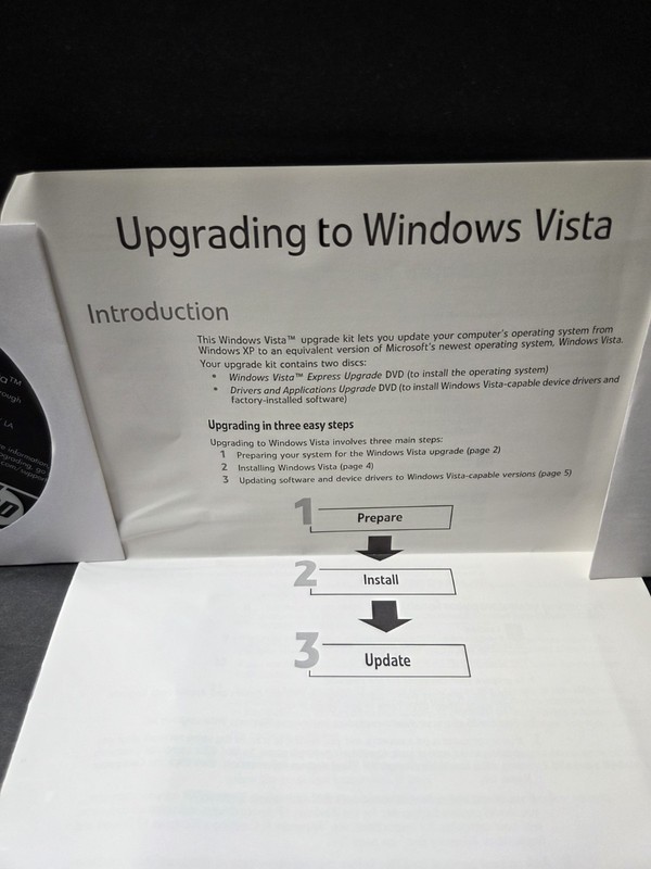 Windows Vista Express Upgrade Kit NEW Sealed OEM Microsoft Software 2007 gallery