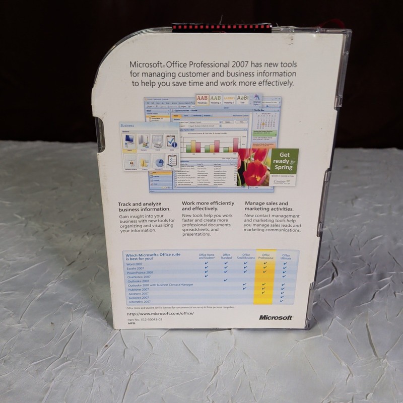 Microsoft Office 2007 Professional Full English Retail Version w/ Product Key gallery