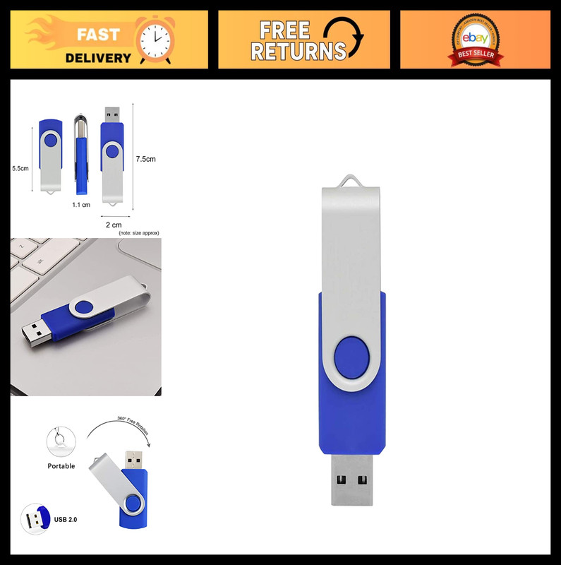 Windows 10 USB Flash Drive for Install, Repair & Recovery – 16GB, 32/64 Bit, Ant