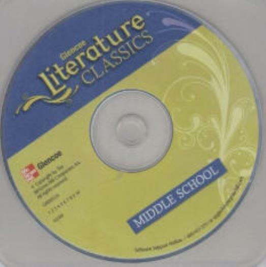 Glencoe Literature Classics: Middle School PC CD stories lessons teaching tools!