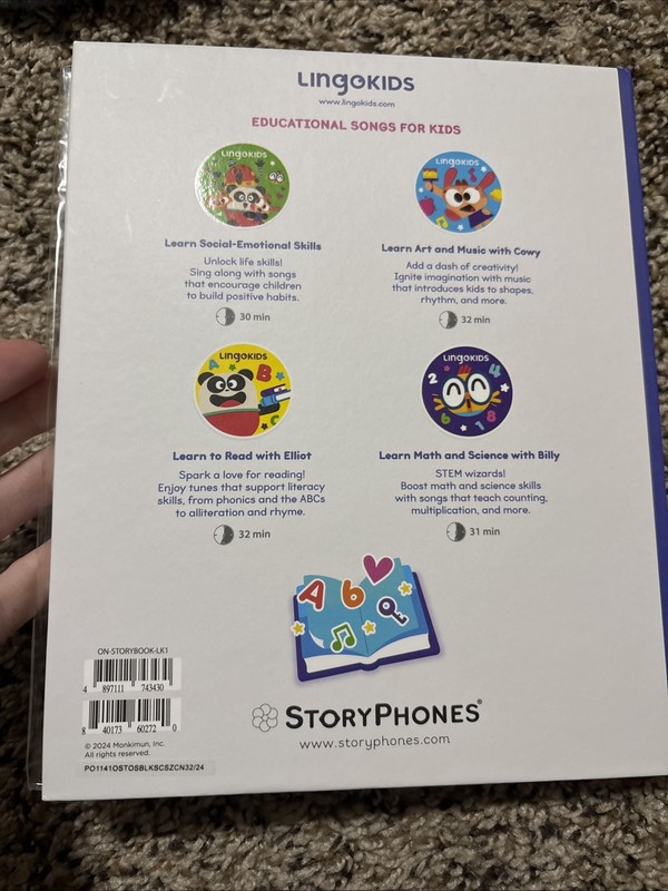 StoryPhones with 4 Educational Screen Free Audio Disks gallery