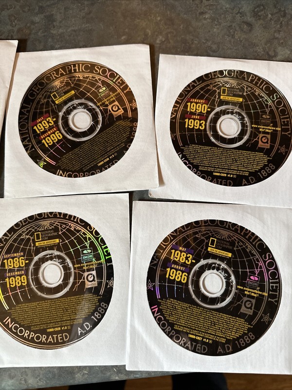 National Geographic The '70s-'80s-'90s On CD-ROM CDs Only gallery