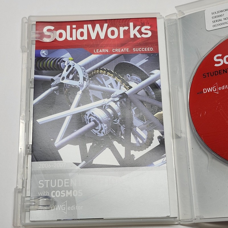 SolidWorks 2006-2007 Student Edition with COSMOS & DWG Editor - Complete w/ Seri gallery