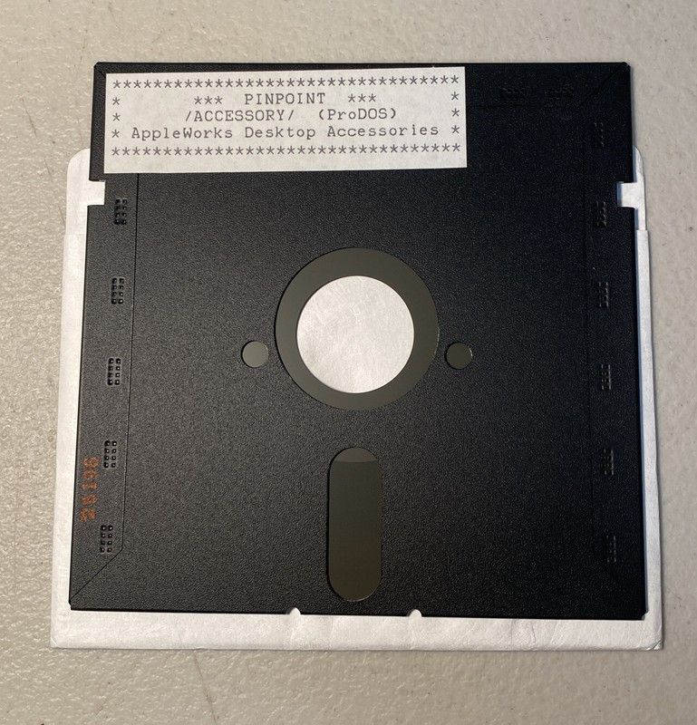 Apple II ProDOS PINPOINT Software Inst & Accessories 5.25” Floppy Disk Vintage gallery