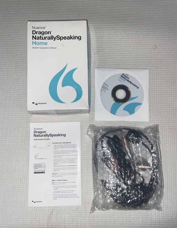 Nuance Dragon K409A-G00-13.0 Naturally Speaking 13 Home Software