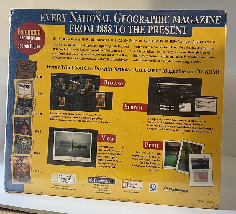 Complete National Geographic Magazine 110 Years 31 CD-ROM Set (1999) Sealed gallery