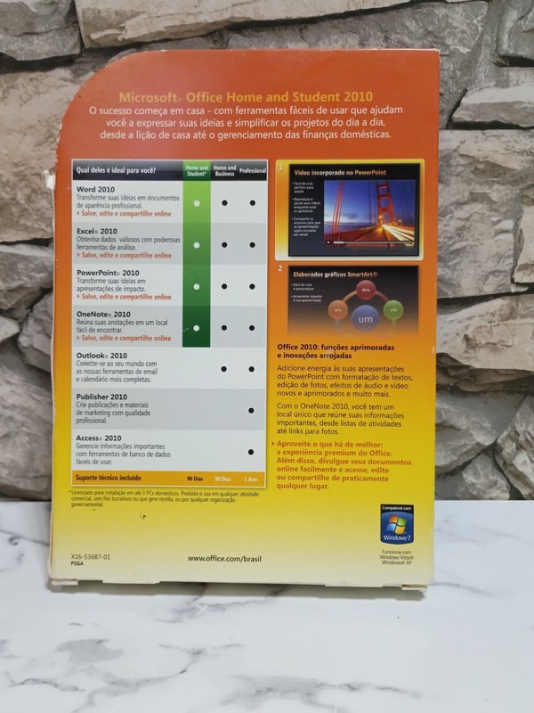 Microsoft Office Home and Student 2010 Software for Windows w/Product Key gallery