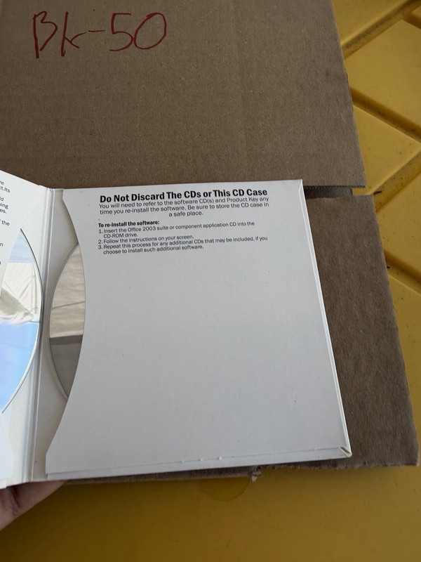 Microsoft Office Basic Edition 2003 Genuine CD Disc With Product Key As Pictured gallery