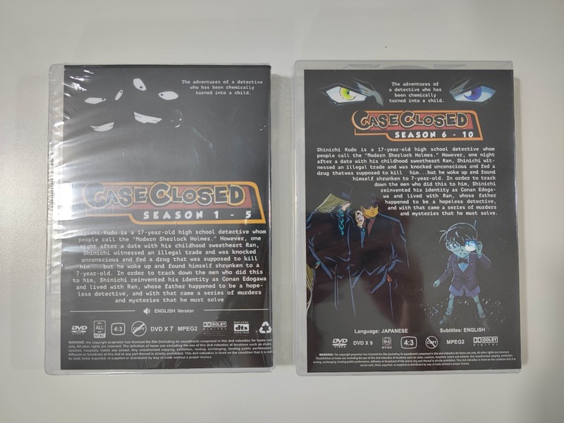 Anime DVD Detective Conan Case Closed Sea 1 2 3 4 5 Eng Dub 6 7 8 9 10 Eng Sub gallery