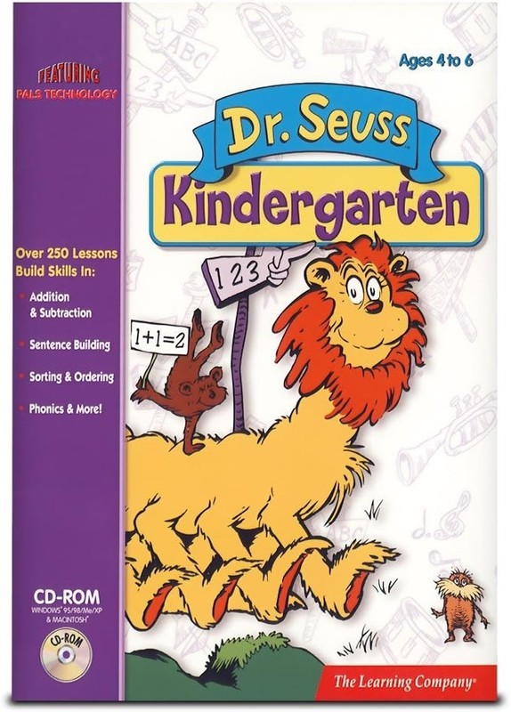 Dr. Seuss: Kindergarten 2.0 PC MAC CD learn early reading math skills phonics!