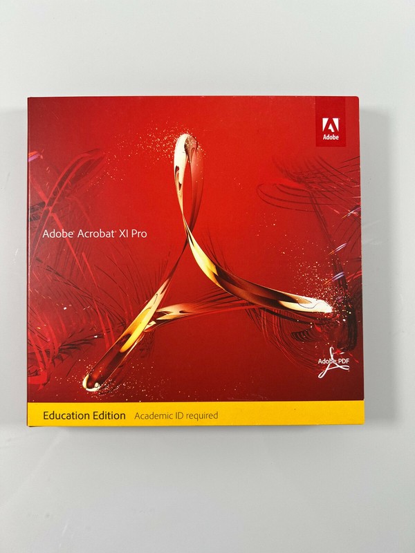 Adobe XI Pro for Windows 7,8,vista DVD Education Edition with activation key