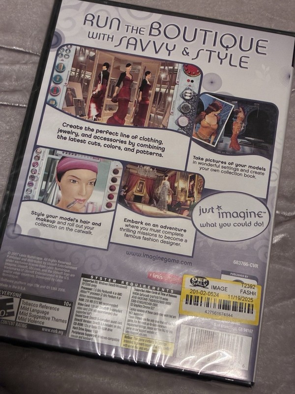 Ubisoft Imagine Fashion Designer PC CD-ROM Game gallery