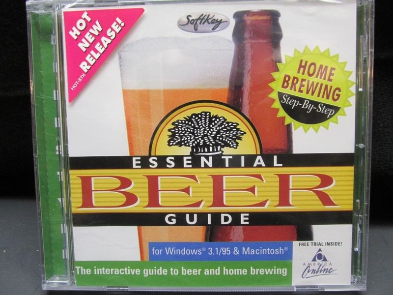 Essential Beer Guide, CD, Windows 3.1 / 95, Mac 7.0 +, Softkey 1997, NISW