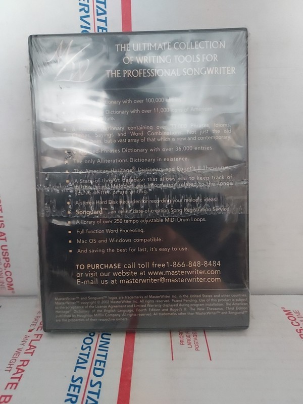 New Masterwriter - Writing Tools for the Pro Songwriter by Songuard 2002 - #108 gallery