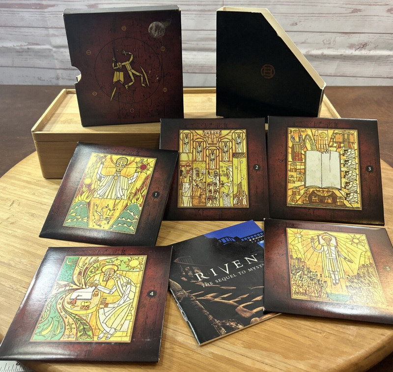 riven the sequel to myst pc 1997 box set 5 disc box set