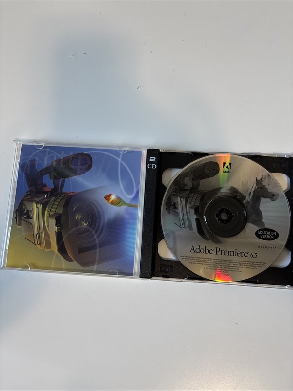 Adobe Premiere 6.5 CD w/ Serial Number +SmartSound Quicktracks Macintosh gallery