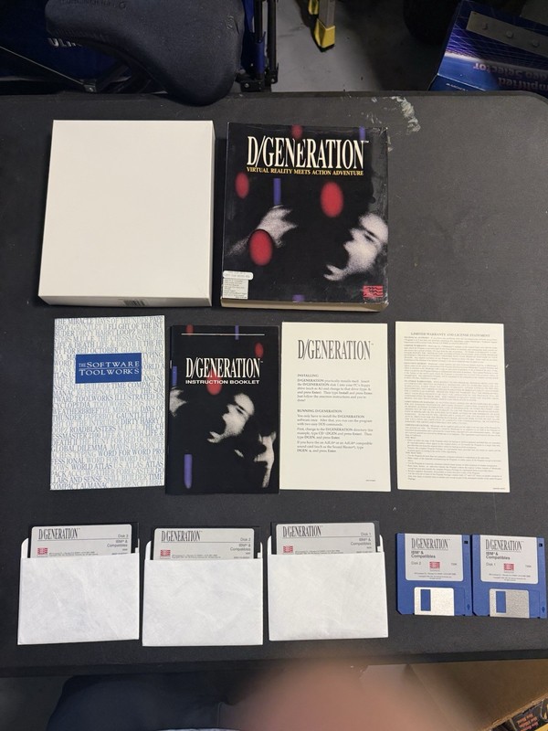 RARR! Mindscape D/Generation Action/Adventure PC Game DOS 3.5-5.25 Floppy CIB gallery