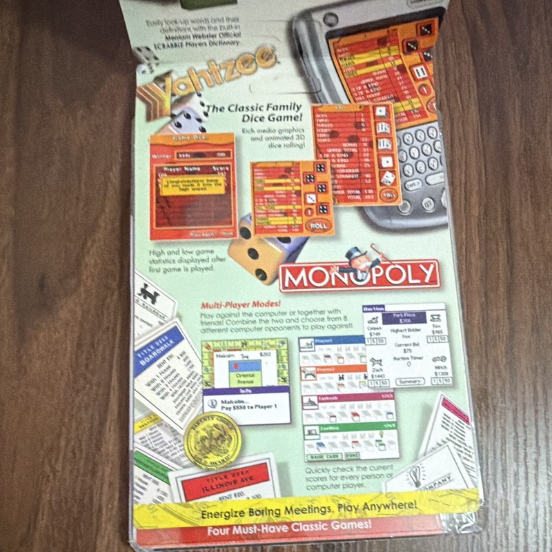 Handmark Monopoly Battleship Yahtzee Scrabble CD-ROM Palm OS/Windows Mobile gallery