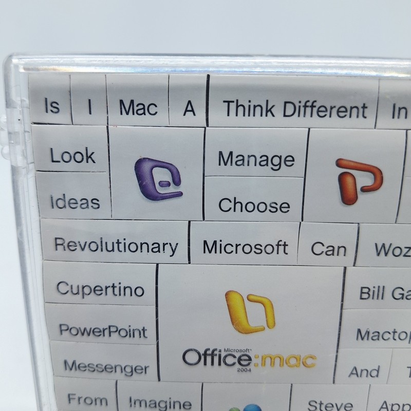 NEW Microsoft Office Mac 2004 Advertising 50 Magnet Set Gates Jobs Wozniak gallery