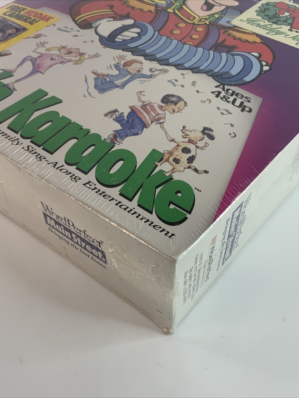 VTG 1994 WordPerfect Main Street Kap'n Karaoke Sing Along Entertainment New OS gallery