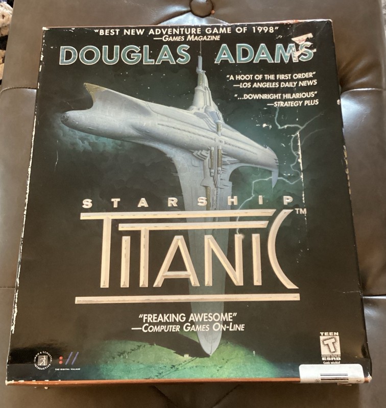 Starship Titanic ~ Douglas Adams ~ by Simon & Schuster Interactive ~ 1998 ~ CD-R