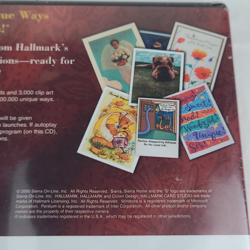 Sierra Home Hallmark Card Studio Express & Print Artist Platinum Softwares 2000 gallery