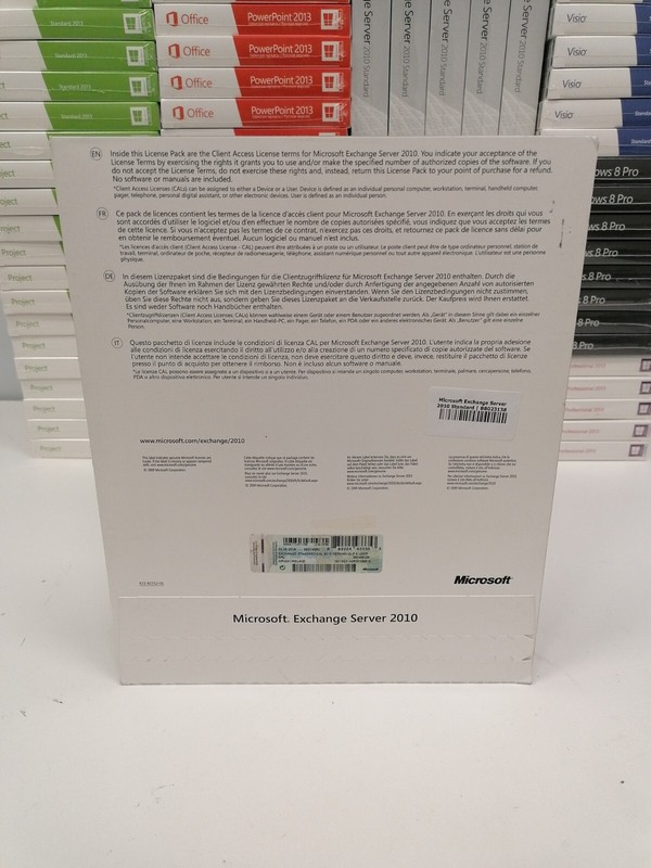Microsoft Exchange Server 2010 Standard Client Access German MLP 5 Device CAL gallery