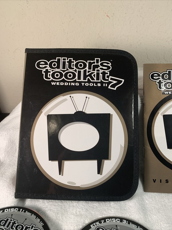 Digital Juice Editors Toolkit 7 Wedding Tools Rare 8 DVD Disc Boxset Disc Mint gallery