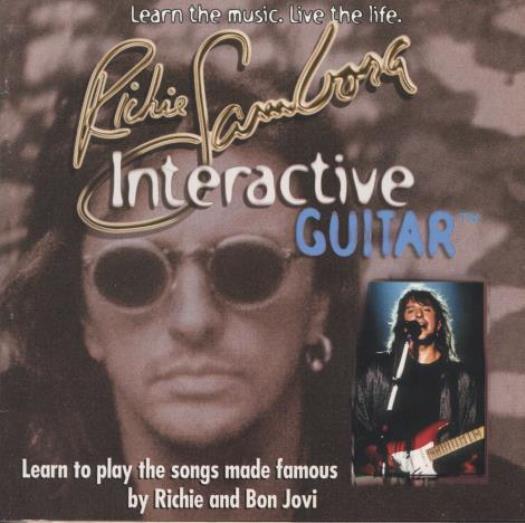 Richie Sambora: Interactive Guitar PC CD learn to play Bon Jovi songs! CD-ROM