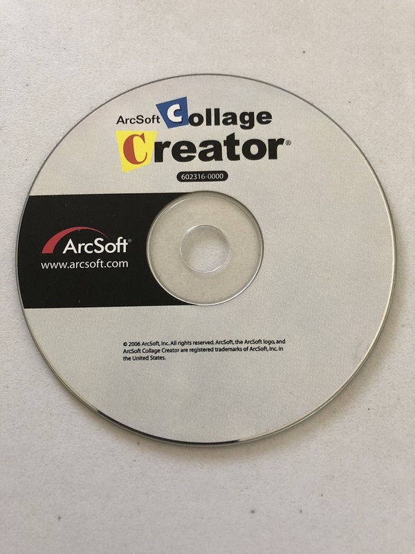 2006 ArcSoft Collage Creator 602316-0000 Disc Only!