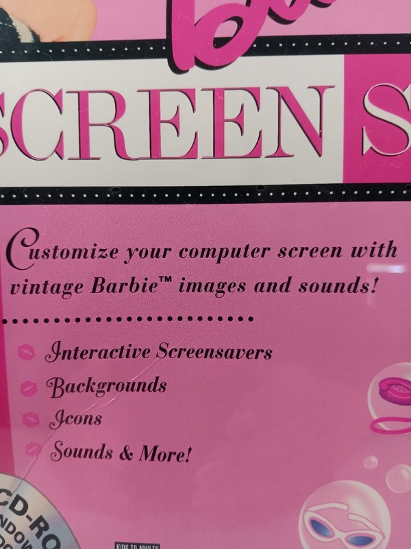 Barbie Screen Styler CD-ROM Mattel Media 1997 Interactive Screensavers And More gallery