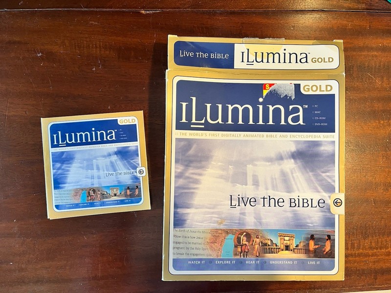 Ilumina Gold Starter Edition Animated Bible Software 2003 PC CDs Mac Hybrid