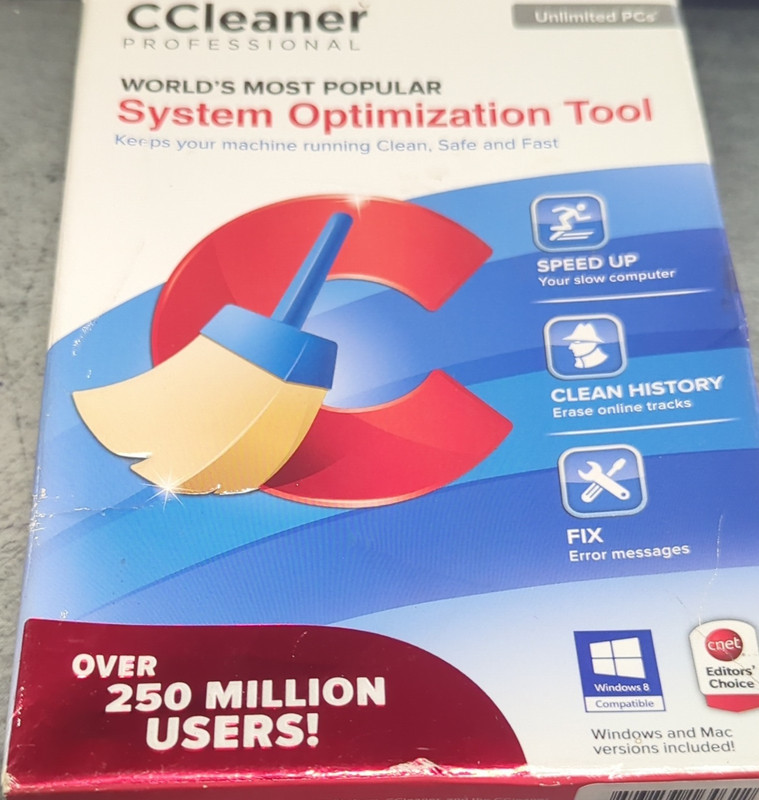 Piriform CCleaner Professional CD System Optimization Windows Mac Unlimited Dev…